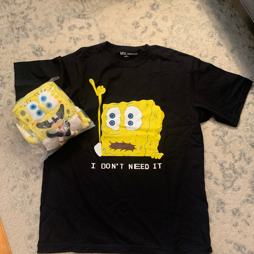 Cactus Plant Flea Market SpongeBob Tee and Plushy